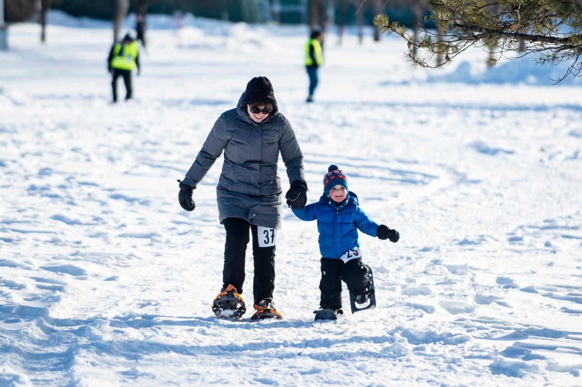 Snowshoweing Edmonton Silver Skate